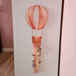 Luchtballon, haarspeldjes houder, haarclipje houder, haarspeldje organisator