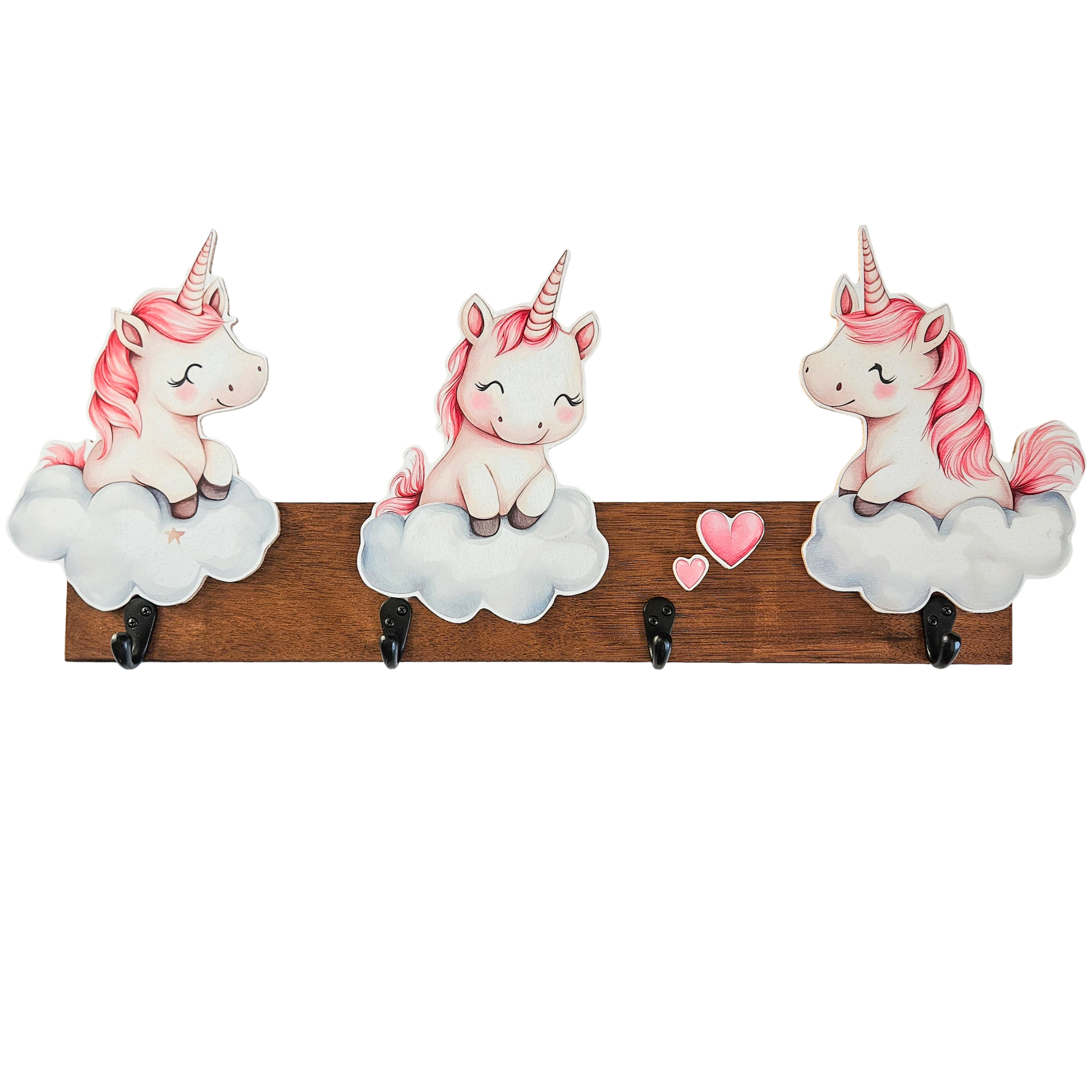 Kapstok unicorn kinderkapstok hout